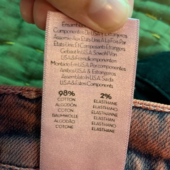 Pink denim high waisted skirt - Picture 6 of 6